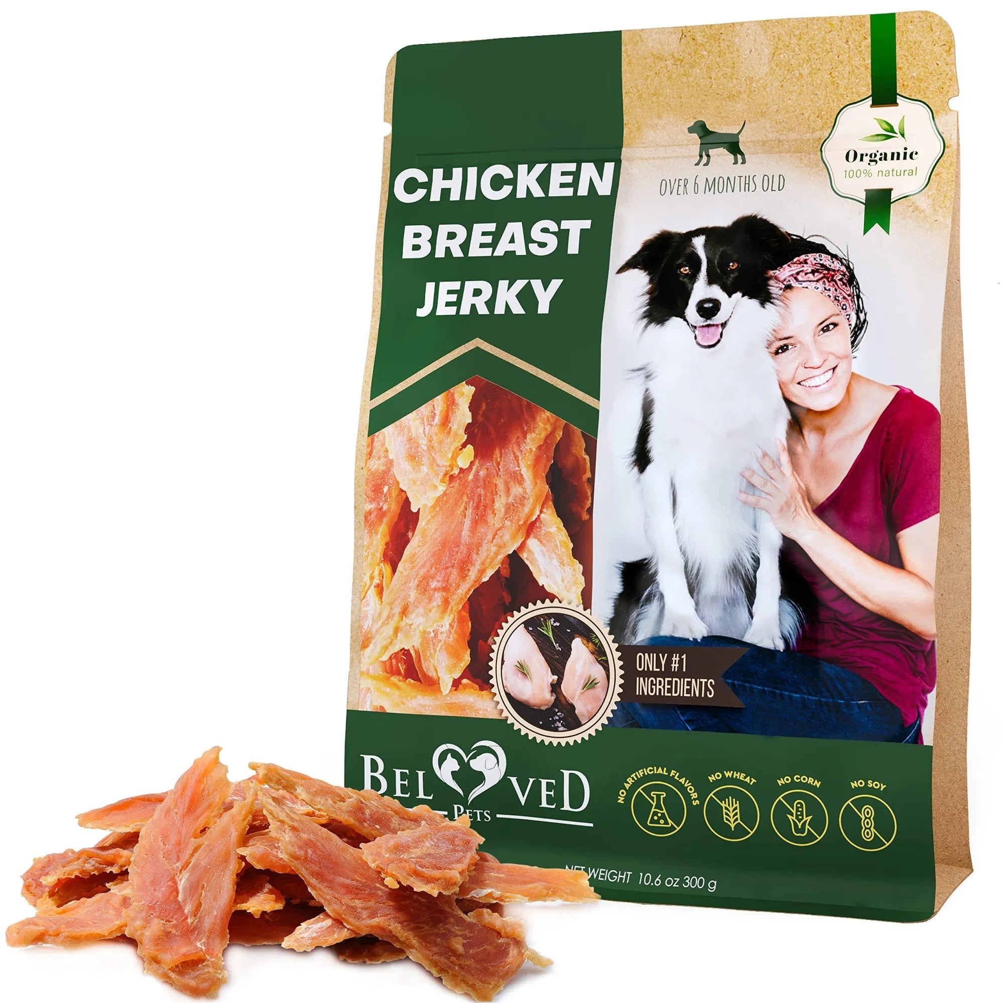 Chicken Jerky Dog Treats All Natural And Organic Healthy Snacks For