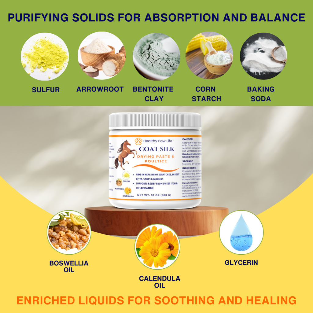 COAT SILK Drying Paste & Poultice