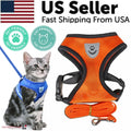 Cat Dog Pet Harness Adjustable Control Vest Dogs Reflective S M L XL