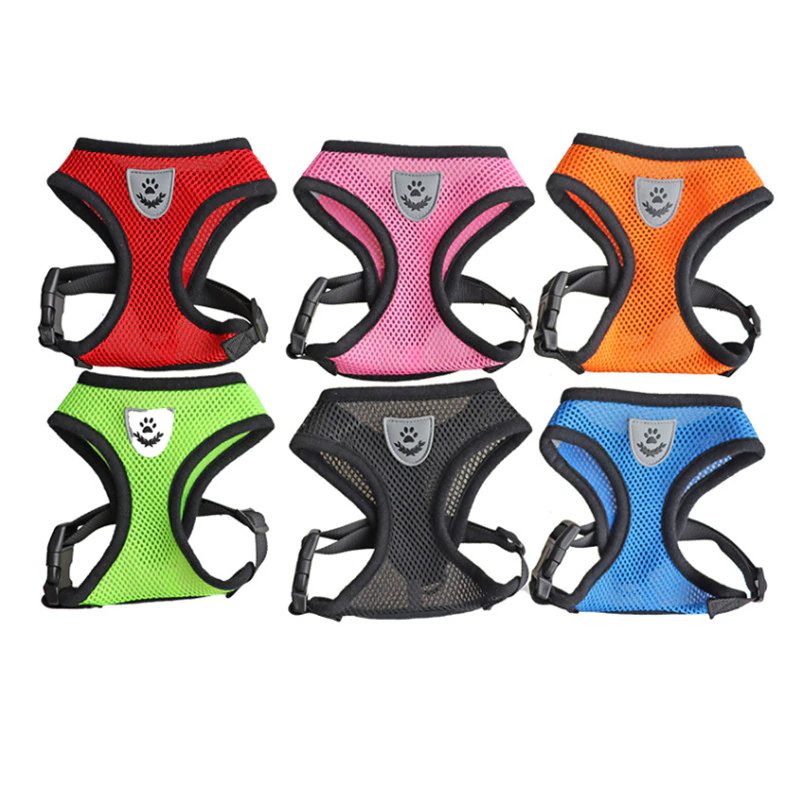 Cat Dog Pet Harness Adjustable Control Vest Dogs Reflective S M L XL