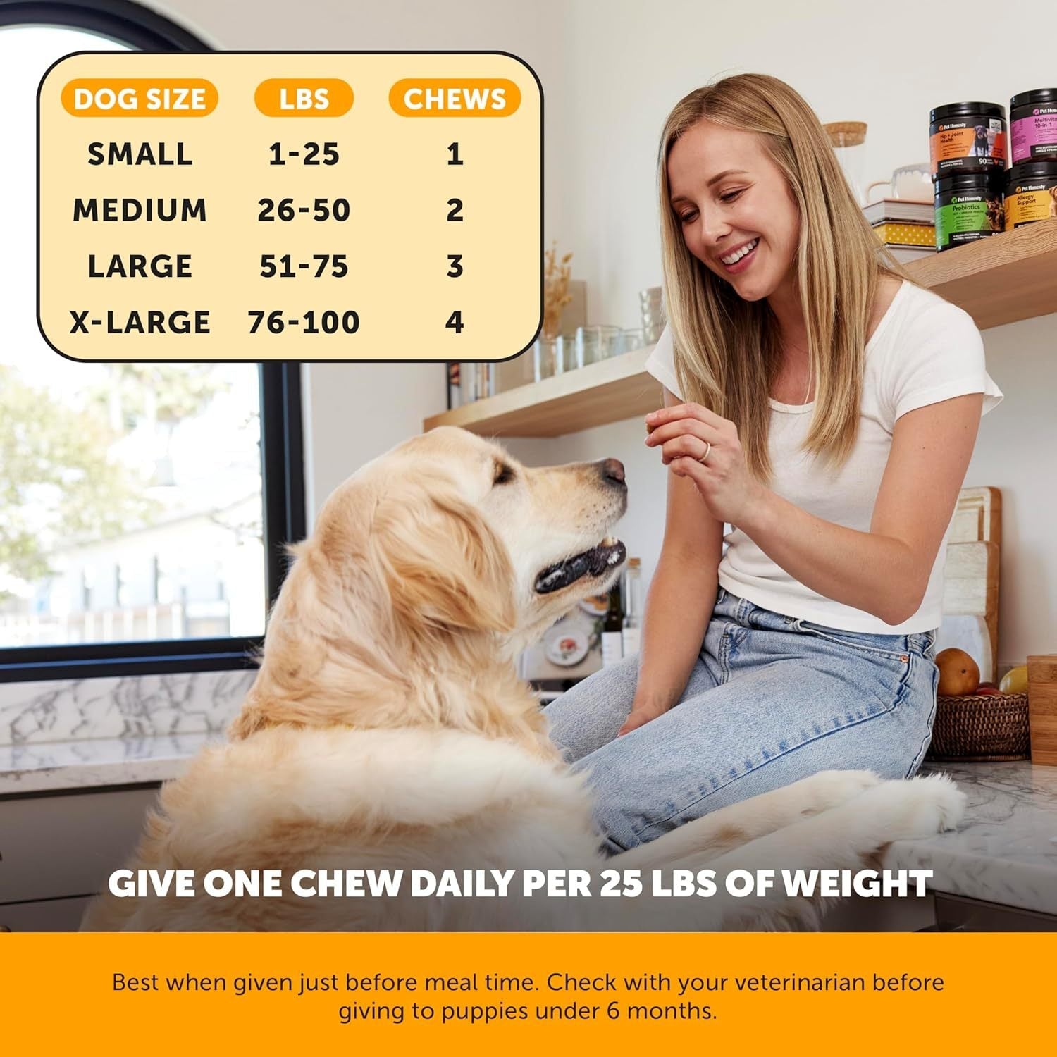 Youmile Omega 3 For Dogs - 120Ct  Fish Oil Treats - Allergy & Itch