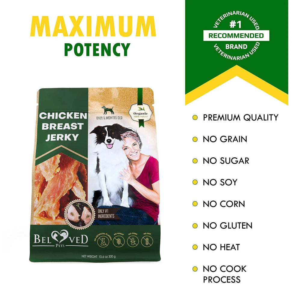 Chicken Jerky Dog Treats All Natural And Organic Healthy Snacks For