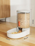 Automatic Pet Food and Water Dispenser Set
