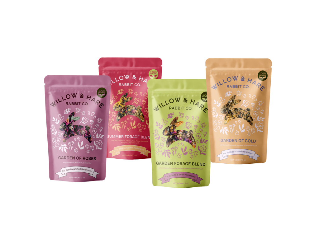 4-Pack Bunny Forage Mix Treat Collection Variety Pack