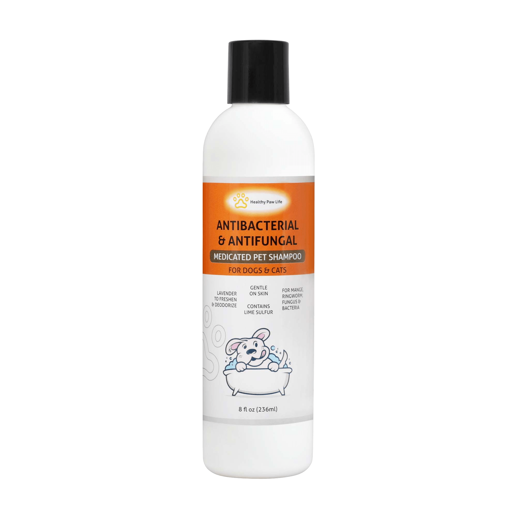Healthy Paw Life Lime Sulfur Pet Shampoo  and Spray 8 oz each - 2 Piece Set