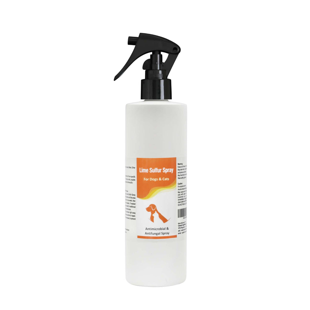 Healthy Paw Life Lime Sulfur Pet Shampoo  and Spray 8 oz each - 2 Piece Set
